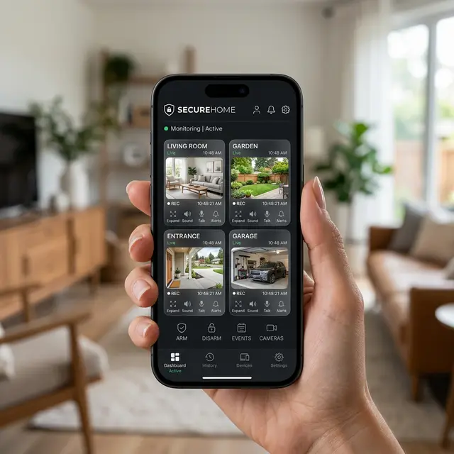 Aplikacioni i Kamerave të Sigurisë